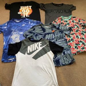 Lot of boys Nike shirts size L